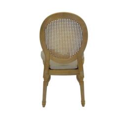 Kelvenix Pack of 2 Chairs Cane Backed Chairs Dining Chairs in Brown - Size: 0.6m2 - thumbnail 2