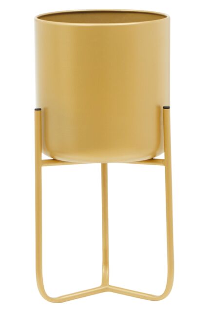 Orsina Avento Small Gold Finish Floor Planter - image 1