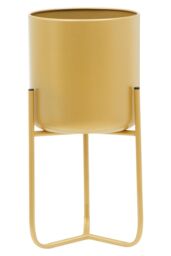 Orsina Avento Small Gold Finish Floor Planter - thumbnail 6