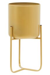 Orsina Avento Small Gold Finish Floor Planter - thumbnail 2