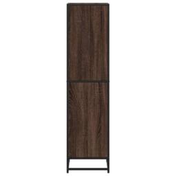 Berkfield Home Modern Book Cabinet Brown Oak 40x35x139 cm Engineered Wood - Size: 40 x 35 x 139 cm - thumbnail 5