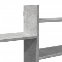 Berkfield Home Wall Shelf Concrete Grey 167.5x18x68 cm Engineered Wood - thumbnail 7