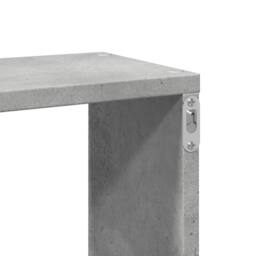 Berkfield Home Wall Shelf Concrete Grey 167.5x18x68 cm Engineered Wood - thumbnail 8