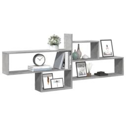 Berkfield Home Wall Shelf Concrete Grey 167.5x18x68 cm Engineered Wood