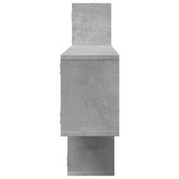 Berkfield Home Wall Shelf Concrete Grey 167.5x18x68 cm Engineered Wood - thumbnail 5