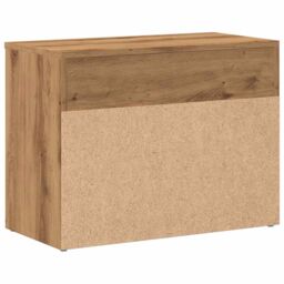 Berkfield Home Shoe Bench Artisan Oak 60x30x45 cm Engineered Wood in Brown - Size: 60 x 30 x 45 cm - thumbnail 6