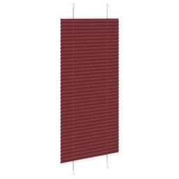 Berkfield Home Pleated Blind Bordeaux Red 60x100 cm Fabric Width 59.4 cm Polyester - thumbnail 4