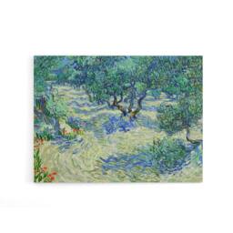 "Artery8 Vincent Van Gogh Olive Orchard Canvas Wall Art Print in Blue - Size: W18"" x H24""" - thumbnail 1