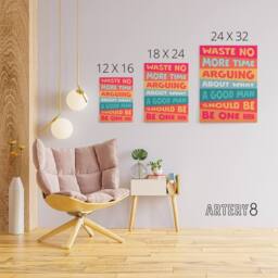 "Artery8 Marcus Aurelius Ispirational Quote Be A Good Man Canvas Wall Art Print - Size: W18"" x H24""" - thumbnail 4