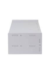 Living and Home White Monitor Stand Riser with Drawers - thumbnail 3