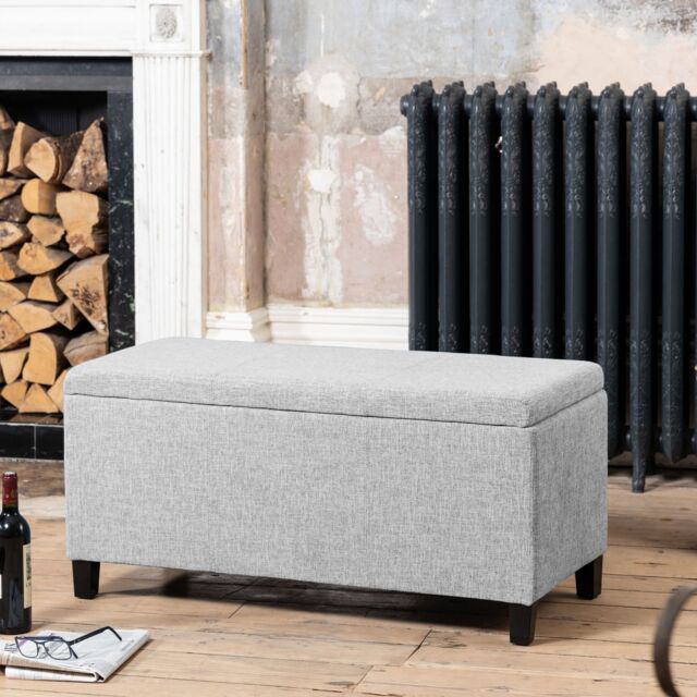 Artemis Home Henbury Storage Ottoman in Light Grey - image 1