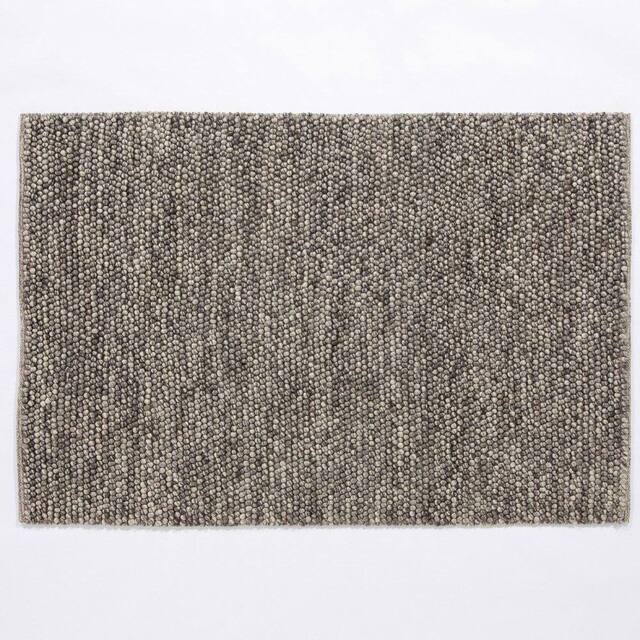 Esselle Delilah Mottled Wool Small Pebble Rug in Grey - Size: 120 cm x 170 cm - image 1
