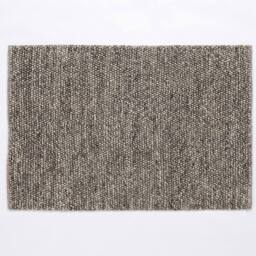 Esselle Delilah Mottled Wool Small Pebble Rug in Grey - Size: 120 cm x 170 cm