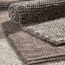 Esselle Delilah Mottled Wool Small Pebble Rug in Grey - Size: 120 cm x 170 cm - thumbnail 2