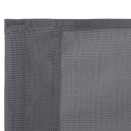 Berkfield Home 4 Piece Garden Lounge Set Fabric & Steel Grey - thumbnail 5