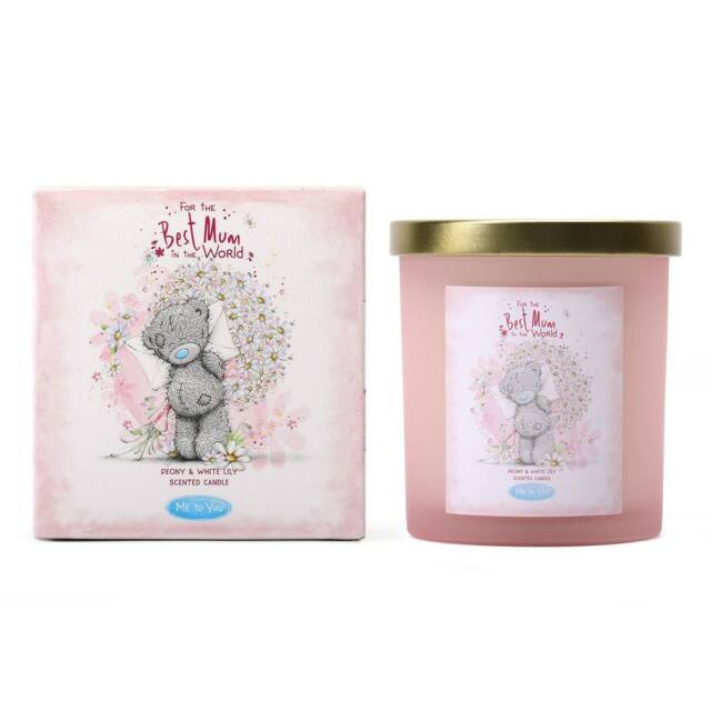 Me To You Best Mum Candle - Peony & White Lily Scent 206G (1-Wick) in Pink - Size: Small - image 1