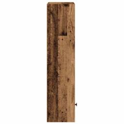 Berkfield Home Durable Bookcase Old Wood 31x24x102 cm Engineered Wood in Brown - Size: 31 x 24 x 102 cm - thumbnail 6
