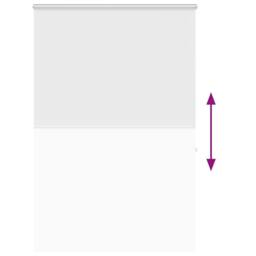 Berkfield Home Shower Roller Blind with Cassette 150x240 cm Fabric Width 146 cm in White - thumbnail 5