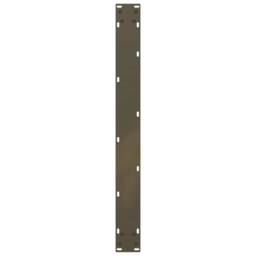 Berkfield Home Coffee Table Legs U-Shaped 2 pcs Natural Steel 90x(72-73) cm Steel in Brown - thumbnail 7