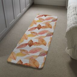 Benjamin Tate Design Autumn Toned Skeleton Leaves Runner Rug in Natural - Size: 67 cm x 230 cm - thumbnail 4