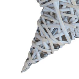Red Hamper Wicker White Wash Full Star - thumbnail 2