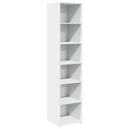Berkfield Home Highboard White 40x41x185 cm Engineered Wood - Size: 40 x 41 x 185 cm - thumbnail 3