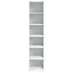 Berkfield Home Highboard White 40x41x185 cm Engineered Wood - Size: 40 x 41 x 185 cm - thumbnail 4