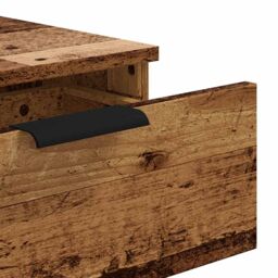 Berkfield Home Console Table Old Wood 90x36x75 cm Engineered Wood in Brown - Size: 90 x 36 x 75 cm - thumbnail 8