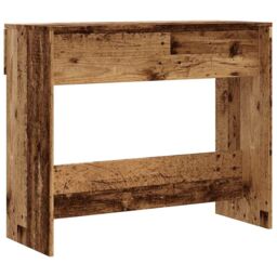 Berkfield Home Console Table Old Wood 90x36x75 cm Engineered Wood in Brown - Size: 90 x 36 x 75 cm - thumbnail 6