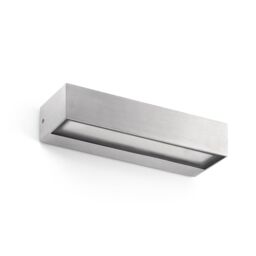 Netlighting Toluca LED Outdoor Wall Light Aluminium IP65 in Grey - thumbnail 1