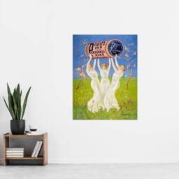 "Artery8 Pink Pills Pale People Advert Vintage Wall Art Print Cappiello - Size: W12"" x H16""" - thumbnail 4