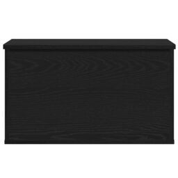 Berkfield Home Storage Box with Lid Black Oak 60x35x35 cm Engineered Wood - Size: 60 x 35 x 35 cm - thumbnail 7