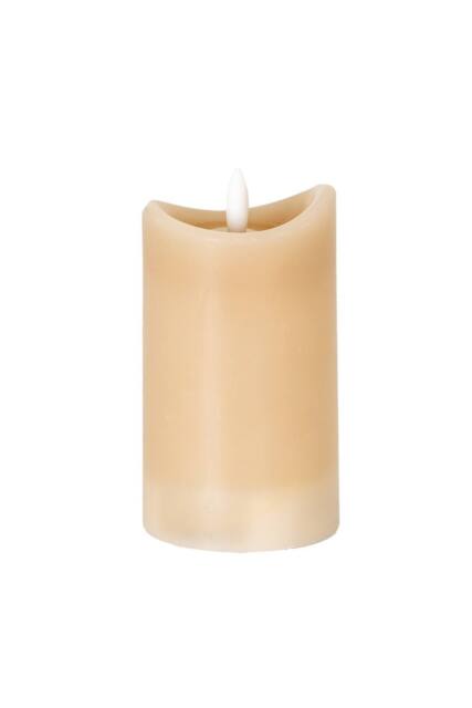 KDMD Luxe Collection Taupe Melted LED Candle-Flameless, Safe, Natural Glow - image 1