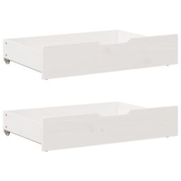 Berkfield Home Bed Frame without Mattress White 180x200 cm Super King Solid Wood Pine - thumbnail 6