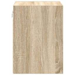 Berkfield Home Garage Wall Cabinets 2 pcs Sonoma Oak Engineered Wood in Brown - thumbnail 7