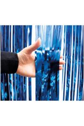 Netagon Metallic Tinsel Curtain 2M x 1M Blue - thumbnail 5