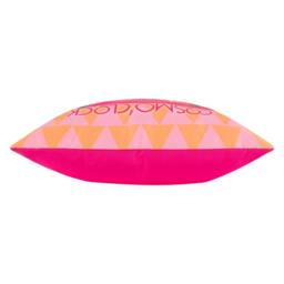 Furn Cosmo O' Clock Abstract Water & UV Resistant Outdoor Cushion in Pink - Size: 43 cm x 43 cm - thumbnail 3