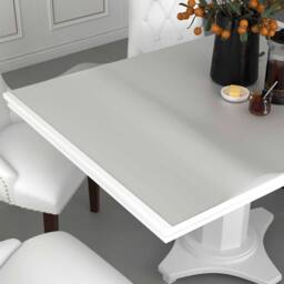 Berkfield Home Table Protector Matt 70x70 cm 2 mm PVC in Clear - thumbnail 3