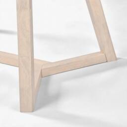 FurnitureboxUK Lulworth Walnut Effect Wood Dining Table 6 Beaumont Chairs in White - thumbnail 6
