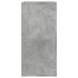 Berkfield Home Sideboards 2 pcs Concrete Grey 79x38x80 cm Engineered Wood - Size: 79 x 38 x 80 cm - thumbnail 6