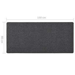 Berkfield Home Elegant Carpet Runner Anthracite 80x150 cm in Charcoal - Size: 100 cm diameter - thumbnail 7