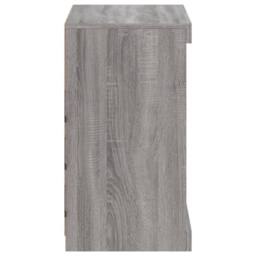 Berkfield Home Sideboard with LED Lights Grey Sonoma 60.5x37x67 cm - thumbnail 7
