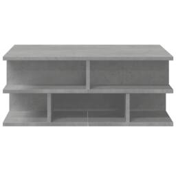 Berkfield Home Decorative Coffee Table Concrete Grey 70x70x29 cm Engineered Wood - Size: 70 x 70 x 29 cm - thumbnail 5