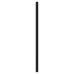 Berkfield Home Metal Headboard Black 200 cm - thumbnail 4