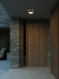 Nordlux Modern Outdoor Wall Light Black Plastic Intergrated LED Ceiling or Wall Mounting - Mains Powered, IP54 - thumbnail 6