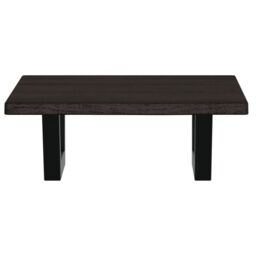 Berkfield Home Basin Shelf Wall Mounted Steel & Solid Wood Oak in Brown - thumbnail 4