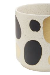 Orsina Speckled Ceramic Planter, Modern Small Garden Pot for Home Decor, Ceramic Pots for Indoor Plants in White - thumbnail 5