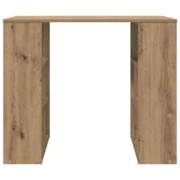 Berkfield Home Modern Corner Desk Artisan oak Engineered wood Medium Sleek in Brown - thumbnail 5