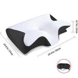 Hinsinc Ergonomic Memory Foam Pillow For Neck Shoulder Pain Relief - thumbnail 2
