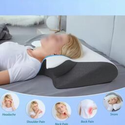 Hinsinc Ergonomic Memory Foam Pillow For Neck Shoulder Pain Relief - thumbnail 6